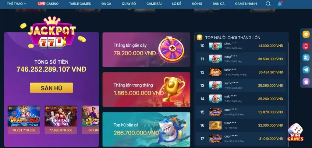 Jackpot Bắn Cá